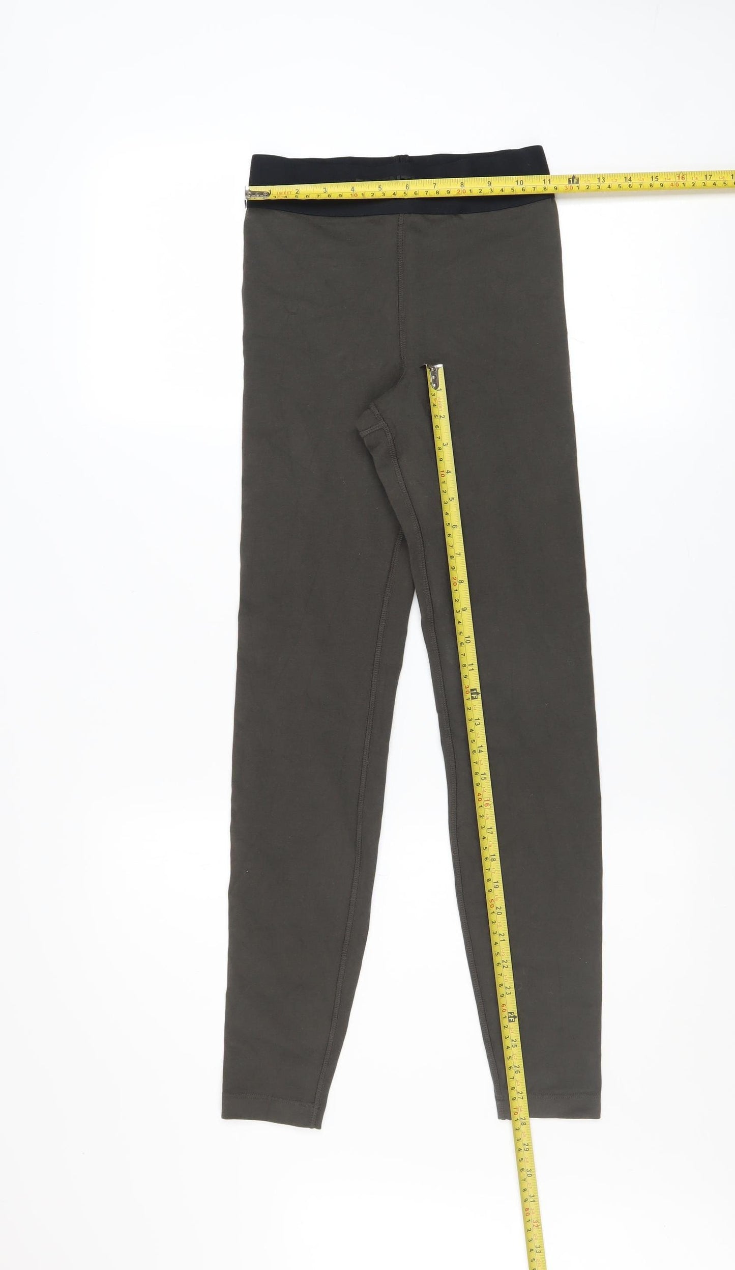 Fear of God Essentials Women's Brown Cotton Stretch Leggings Size S