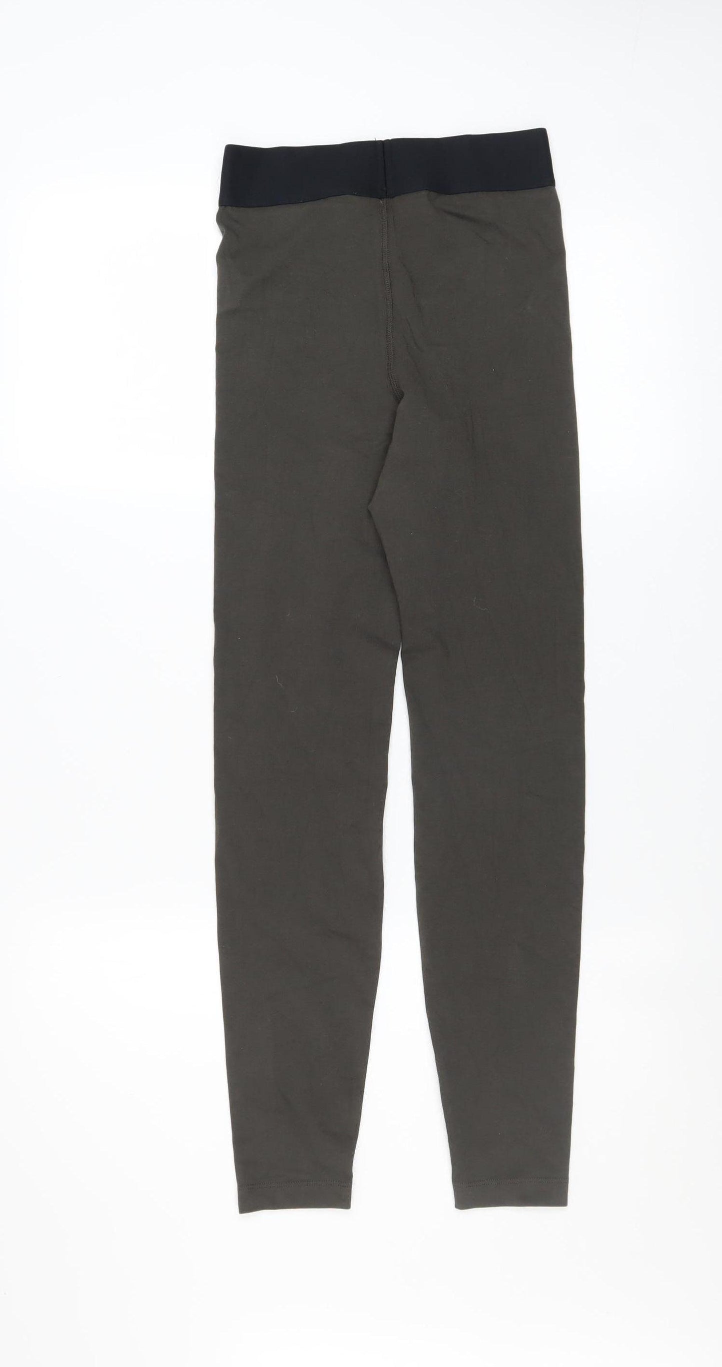 Fear of God Essentials Women's Brown Cotton Stretch Leggings Size S
