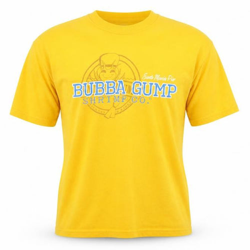 Delta Bubba Gump Yellow Graphic Cotton Men’s L T-Shirt