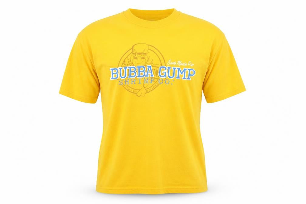 Delta Bubba Gump Yellow Graphic Cotton Men’s L T-Shirt