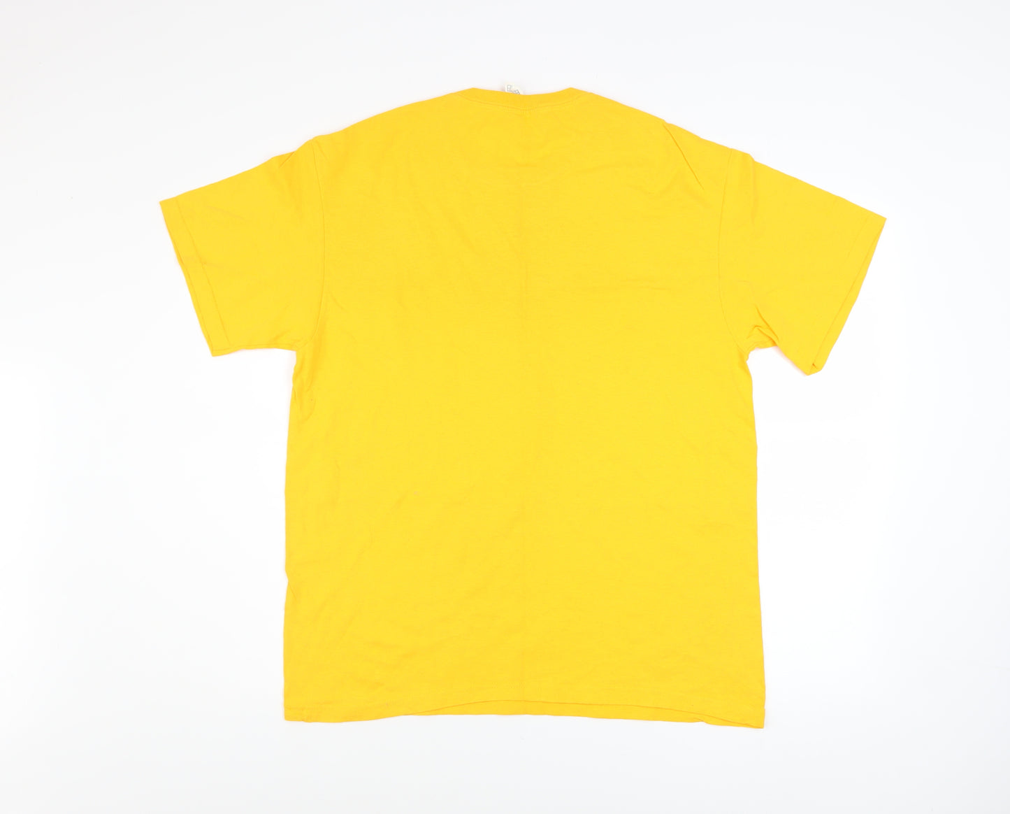 Delta Bubba Gump Yellow Graphic Cotton Men’s L T-Shirt