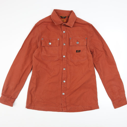 Superdry Men's Brown Canvas Workwear Jacket M Basic Style
