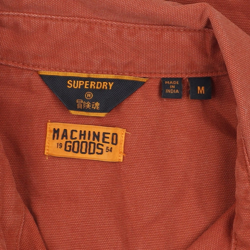 Superdry Men's Brown Canvas Workwear Jacket M Basic Style