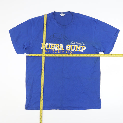 Delta Pro Weight Men's Blue Bubba Gump Shrimp Co. Graphic T-Shirt Size L