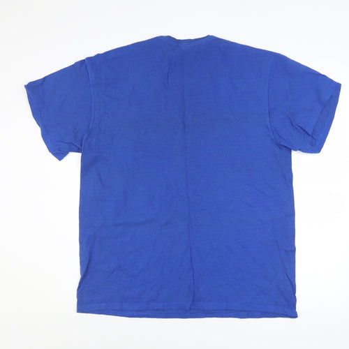 Delta Pro Weight Men's Blue Bubba Gump Shrimp Co. Graphic T-Shirt Size L