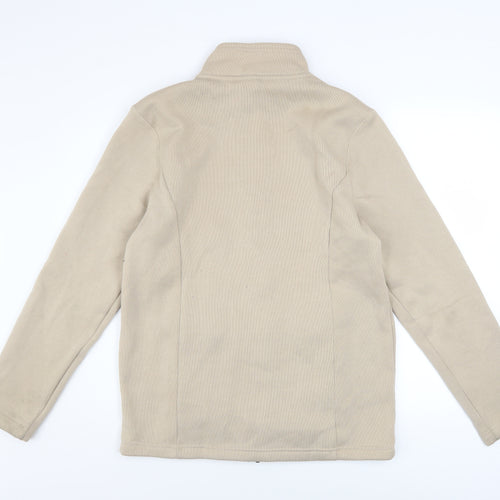 Rocktrail Men's Beige Fleece Full Zip Hiking Jacket Size 40