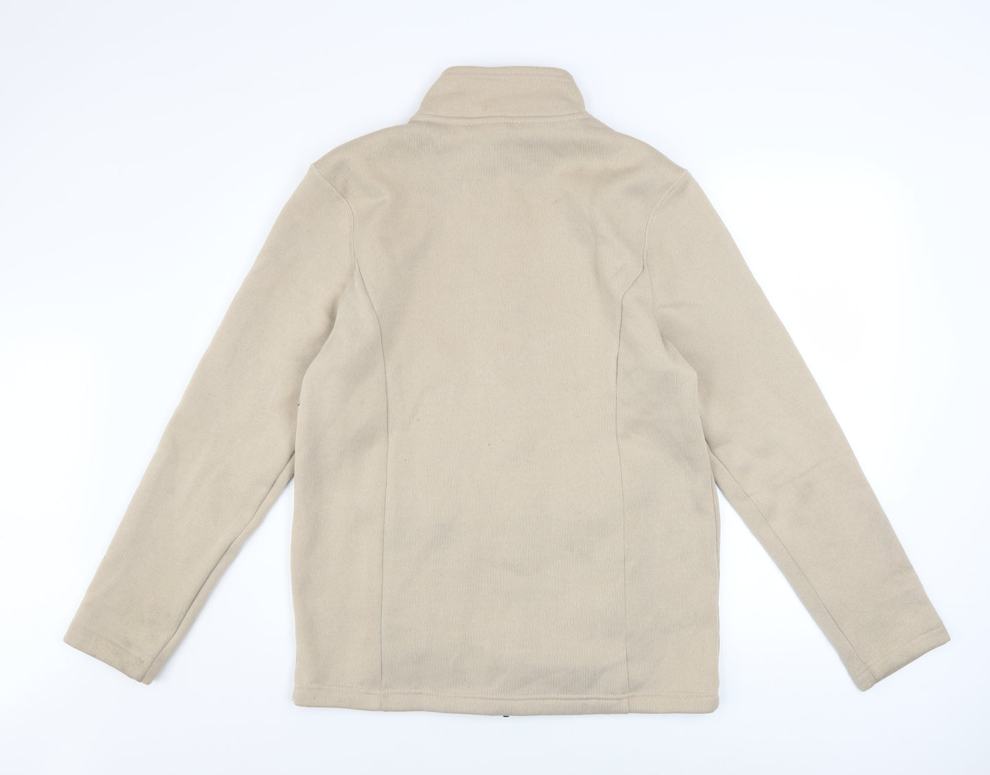 Rocktrail Men's Beige Fleece Full Zip Hiking Jacket Size 40