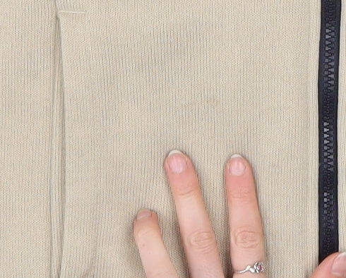 Rocktrail Men's Beige Fleece Full Zip Hiking Jacket Size 40