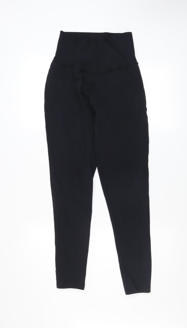 Maru Boost Womens Black M High Waist Active Leggings Sports Gymwear