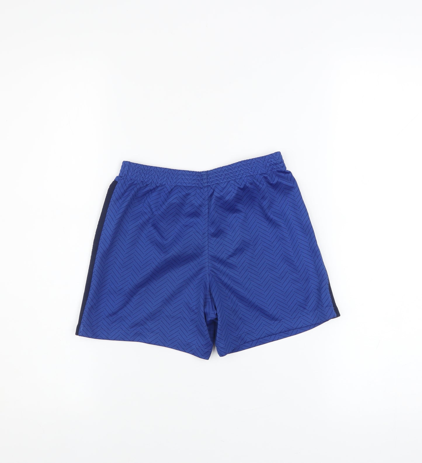 Nike Boys Blue Chelsea Football Club L Sports Shorts Polyester