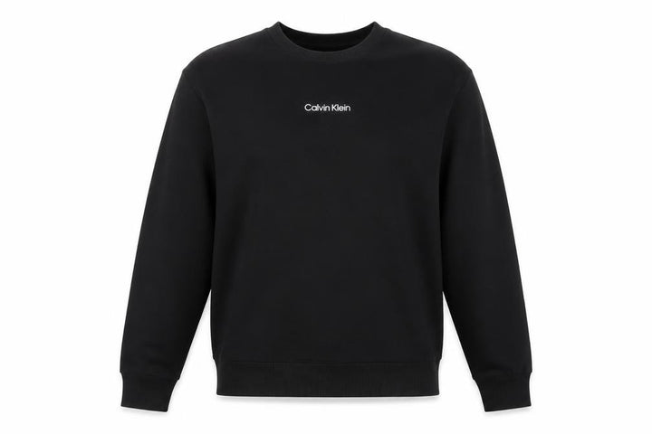 Calvin Klein Men's Black Crew Neck Cotton Sweatshirt Size M