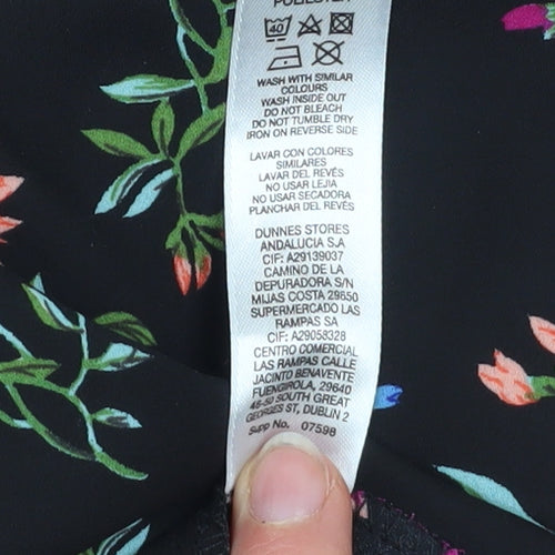 Dunnes Stores Women’s Multicoloured Floral Sleeveless Tunic Blouse Size 12