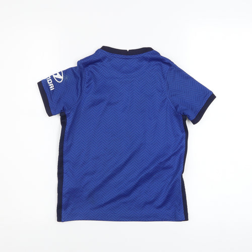 Nike Boys Blue Chelsea Football Jersey 6-7 Years Athletic Fit