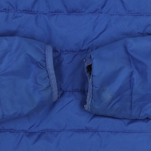 Regatta Boys Blue Hooded Puffer Jacket 9-10 Years Insulated Winter Coat