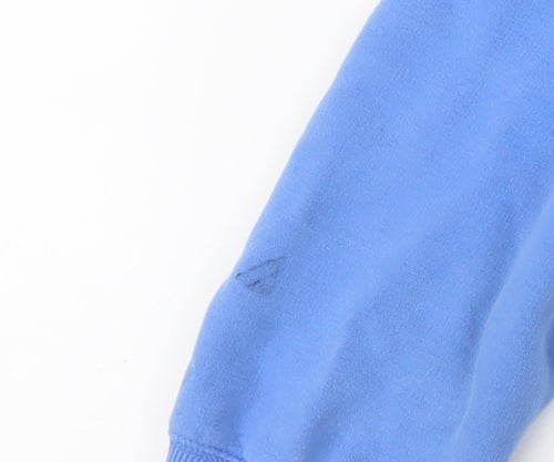 Fat Face Men's Blue Pullover Hoodie M Graphic Cotton Blend