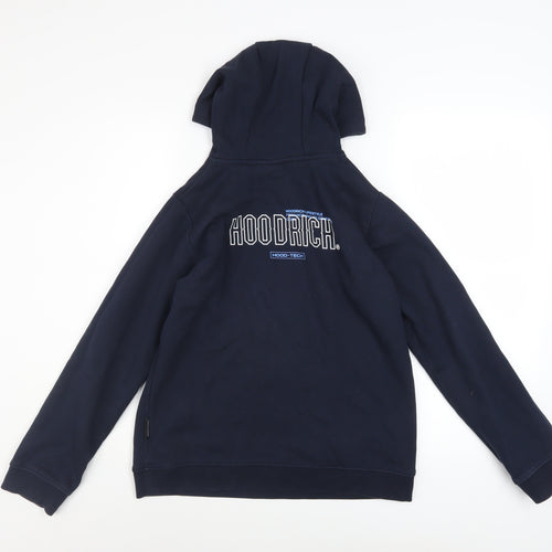 Hoodrich Boys Blue Pullover Hoodie XL 13-15Y Regular Fit Fleece Hooded Sweatshirt