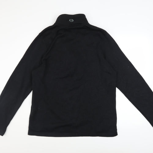 Sprayway Men's Black Fleece 1/2 Zip Pullover Sweatshirt Size L