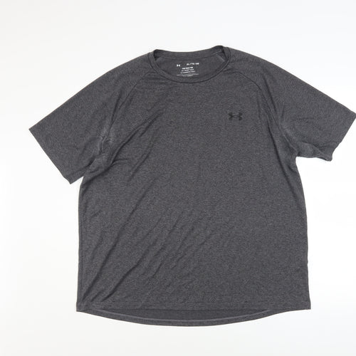 Under Armour Men Grey XL Tech Tee Moisture Wicking T-Shirt