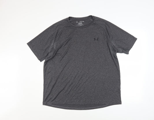 Under Armour Men Grey XL Tech Tee Moisture Wicking T-Shirt