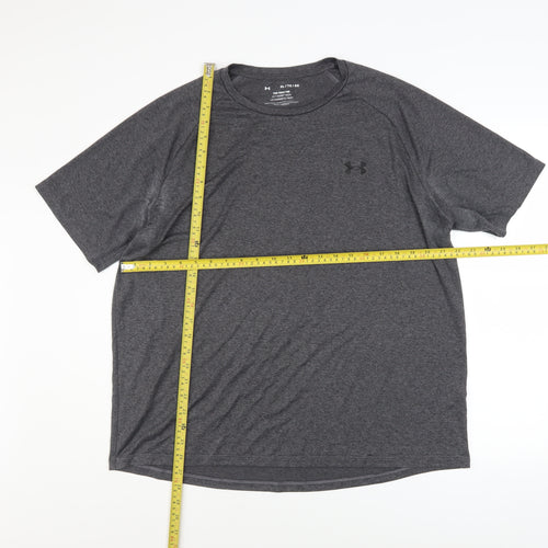 Under Armour Men Grey XL Tech Tee Moisture Wicking T-Shirt