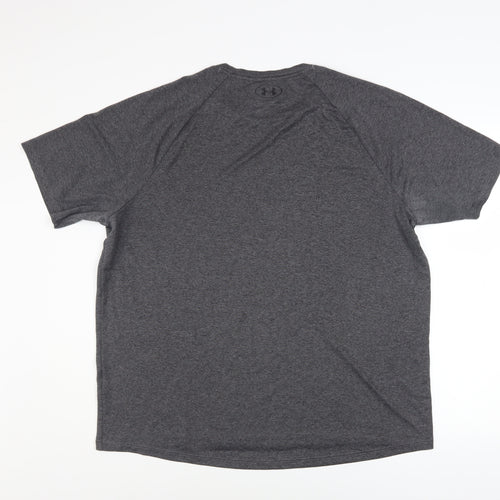 Under Armour Men Grey XL Tech Tee Moisture Wicking T-Shirt