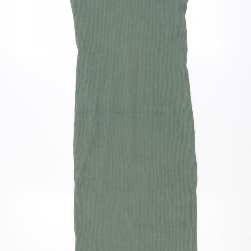 Aware Women’s Green Sleeveless Bodycon Midi Dress XS