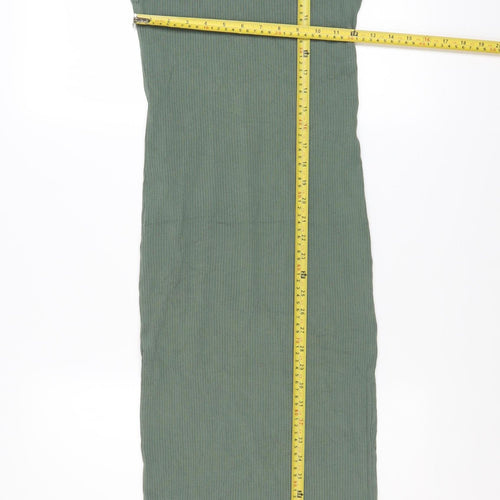 Aware Women’s Green Sleeveless Bodycon Midi Dress XS