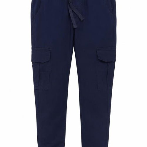 Avalanche Men's Blue Cargo Jogger Trousers Size 34 Cotton Blend Casual