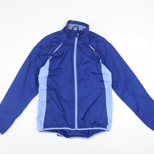Crivit Women's Blue Lightweight Windbreaker Jacket Size L 14/16