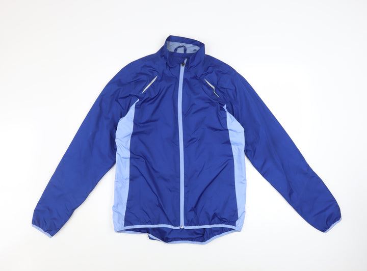 Crivit Women's Blue Lightweight Windbreaker Jacket Size L 14/16