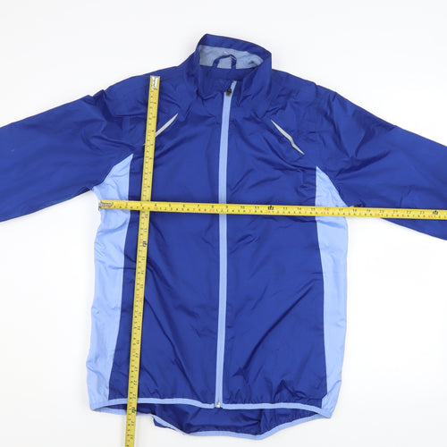 Crivit Women's Blue Lightweight Windbreaker Jacket Size L 14/16