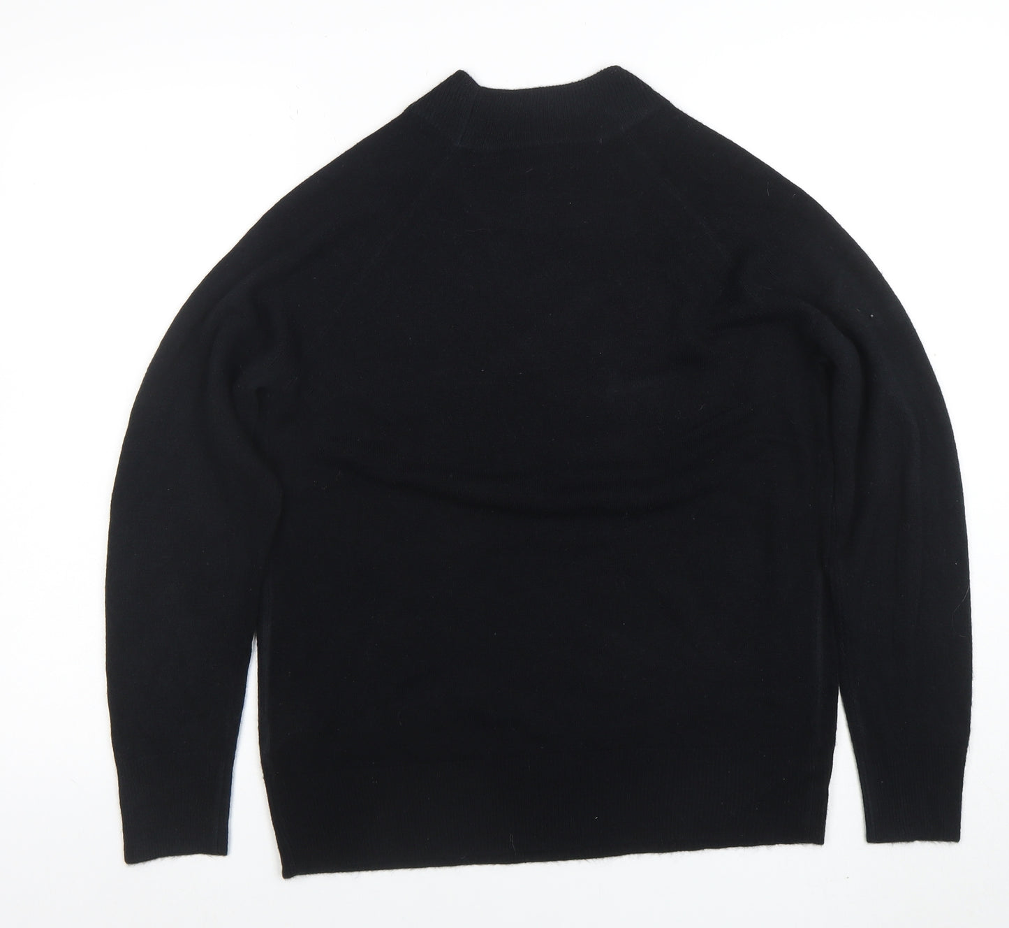Ellie B Women's Black Acrylic Knit Crew Neck Jumper Size S