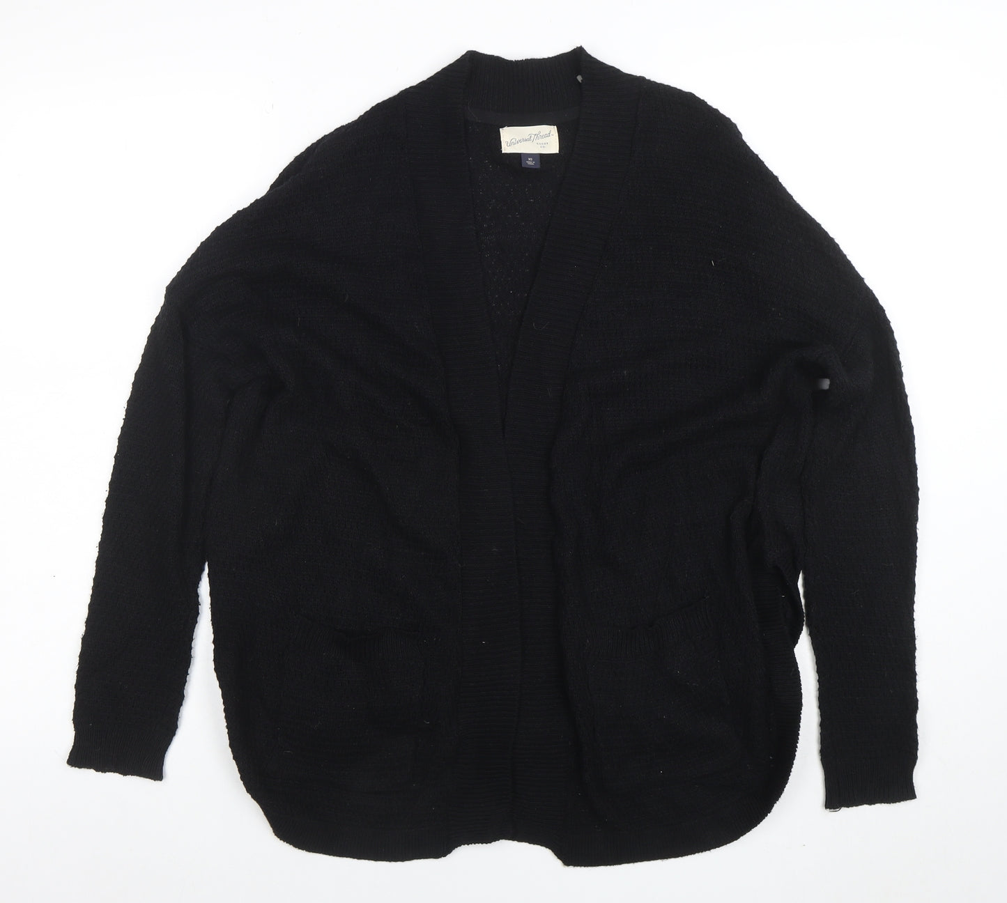 Universal Thread Women’s Black XS Open Front Knit Cardigan