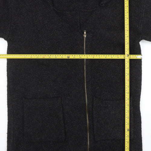 Atmosphere Women's Black Full Zip Chunky Knit Cardigan L