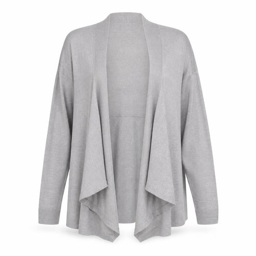 TU Women’s Grey Knit Long Sleeve Open Cardigan Size 12