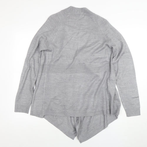 TU Women’s Grey Knit Long Sleeve Open Cardigan Size 12