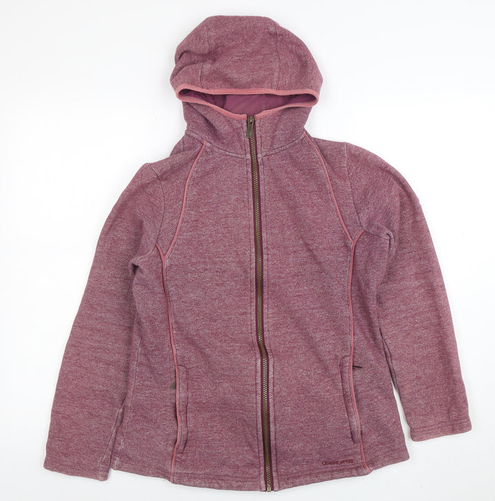 Craghoppers Womens Purple Full Zip Hooded Sweatshirt UK 12