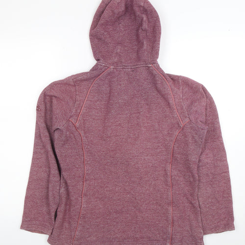 Craghoppers Womens Purple Full Zip Hooded Sweatshirt UK 12