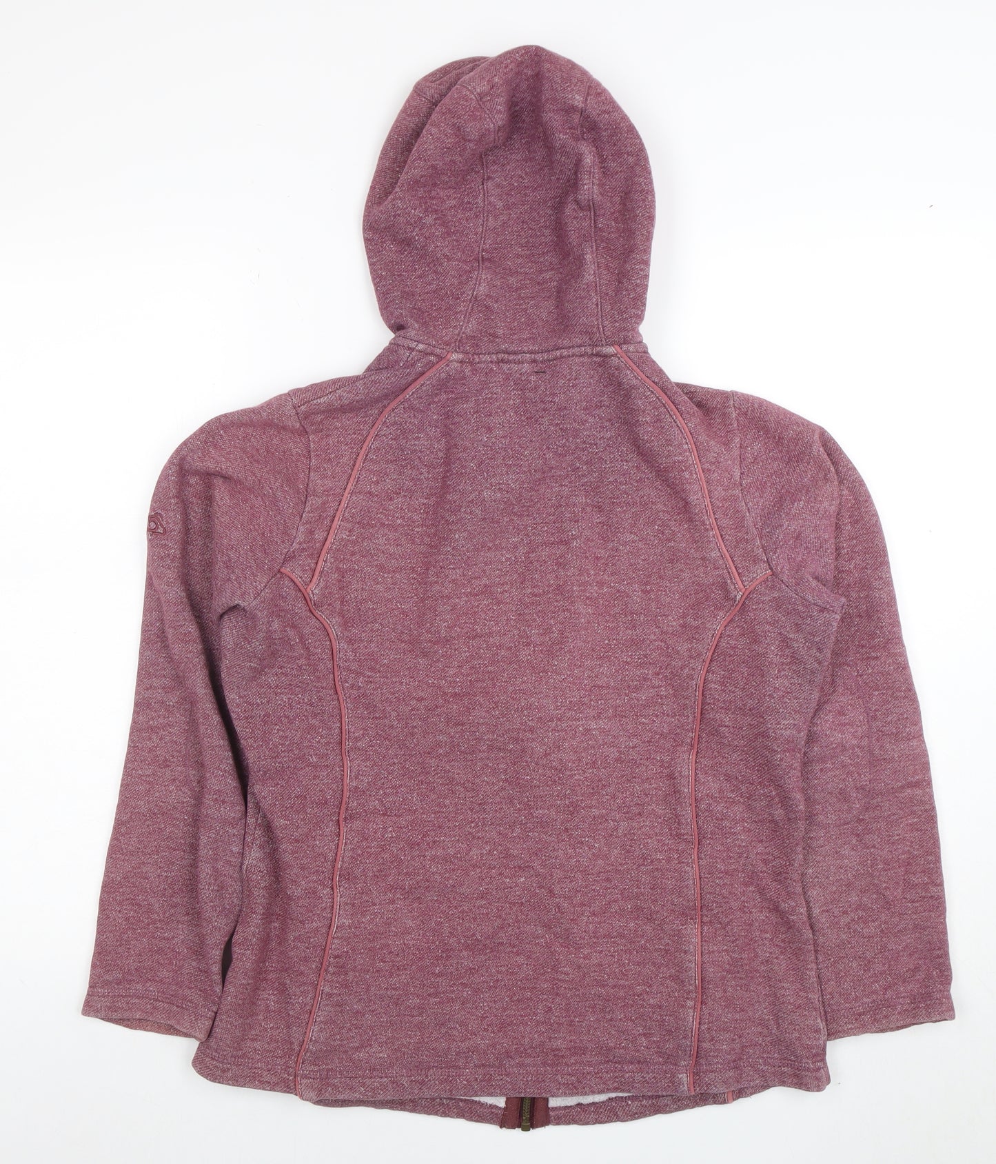 Craghoppers Womens Purple Full Zip Hooded Sweatshirt UK 12