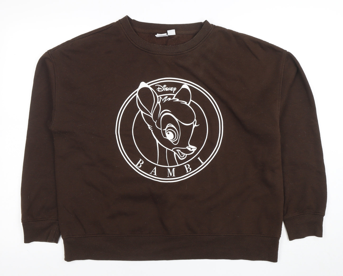 Disney Bambi Brown Women's Medium Pullover Sweatshirt