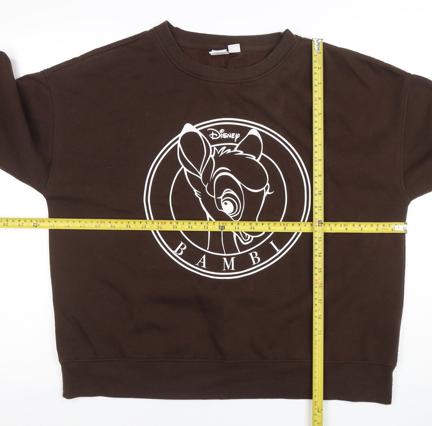 Disney Bambi Brown Women's Medium Pullover Sweatshirt