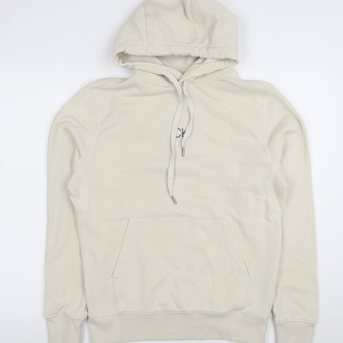 Calvin Klein Golf Women Beige Pullover Hoodie Size S Cotton Blend