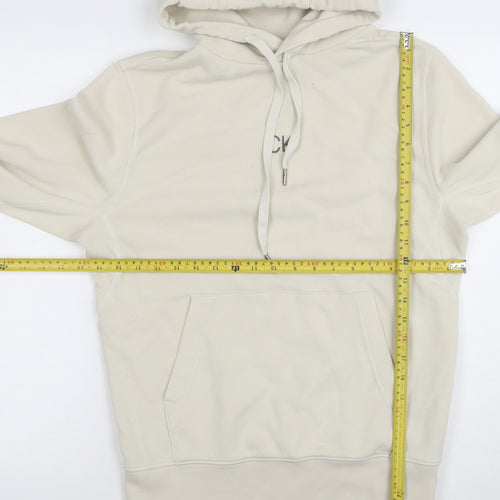 Calvin Klein Golf Women Beige Pullover Hoodie Size S Cotton Blend