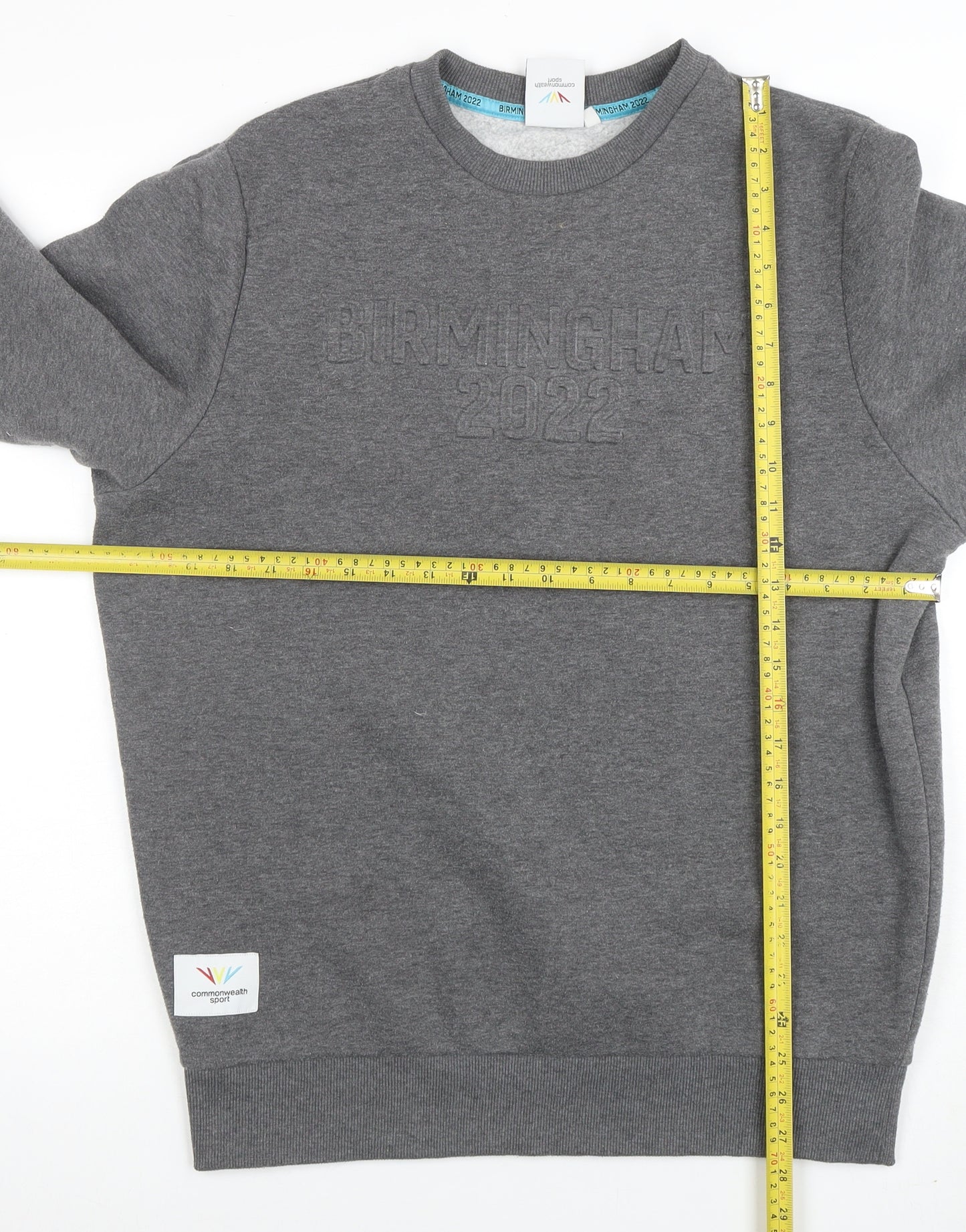 Commonwealth Games Birmingham 2022 Grey Crew Neck Men's Sweatshirt Size L