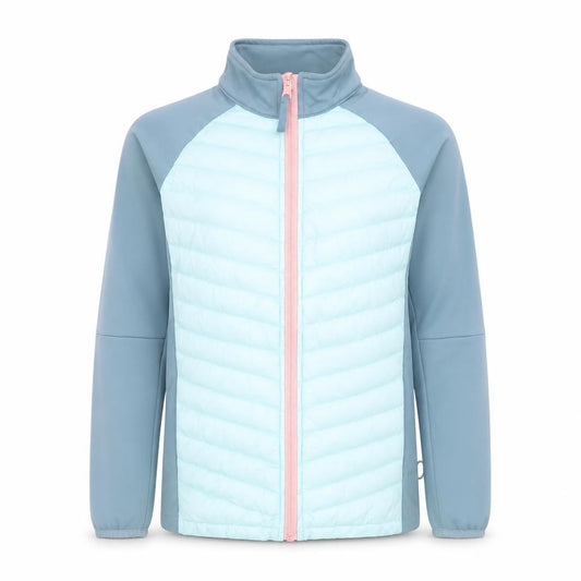 Mountain Warehouse Girls Blue Softshell Puffer Jacket 11-12 Years Lightweight Zip