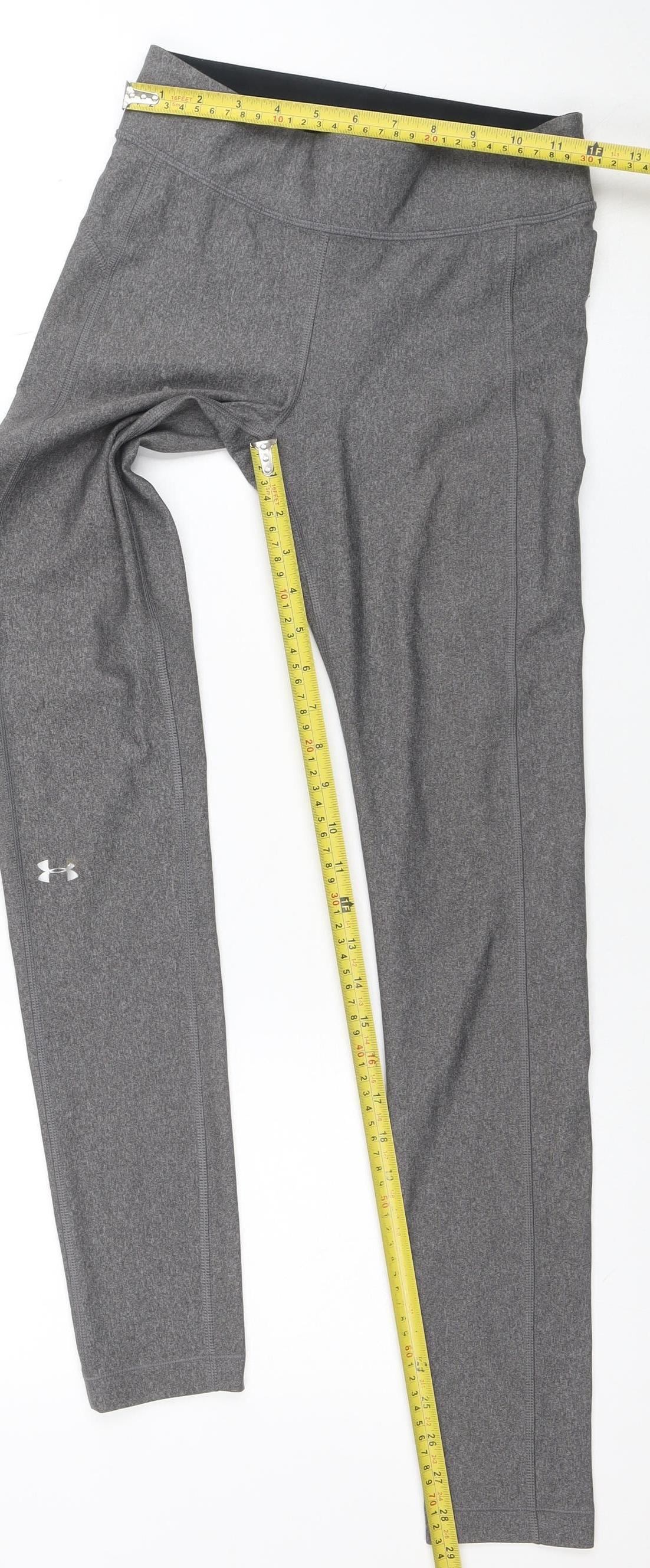 Under Armour Women’s Grey HeatGear Compression Leggings Size S