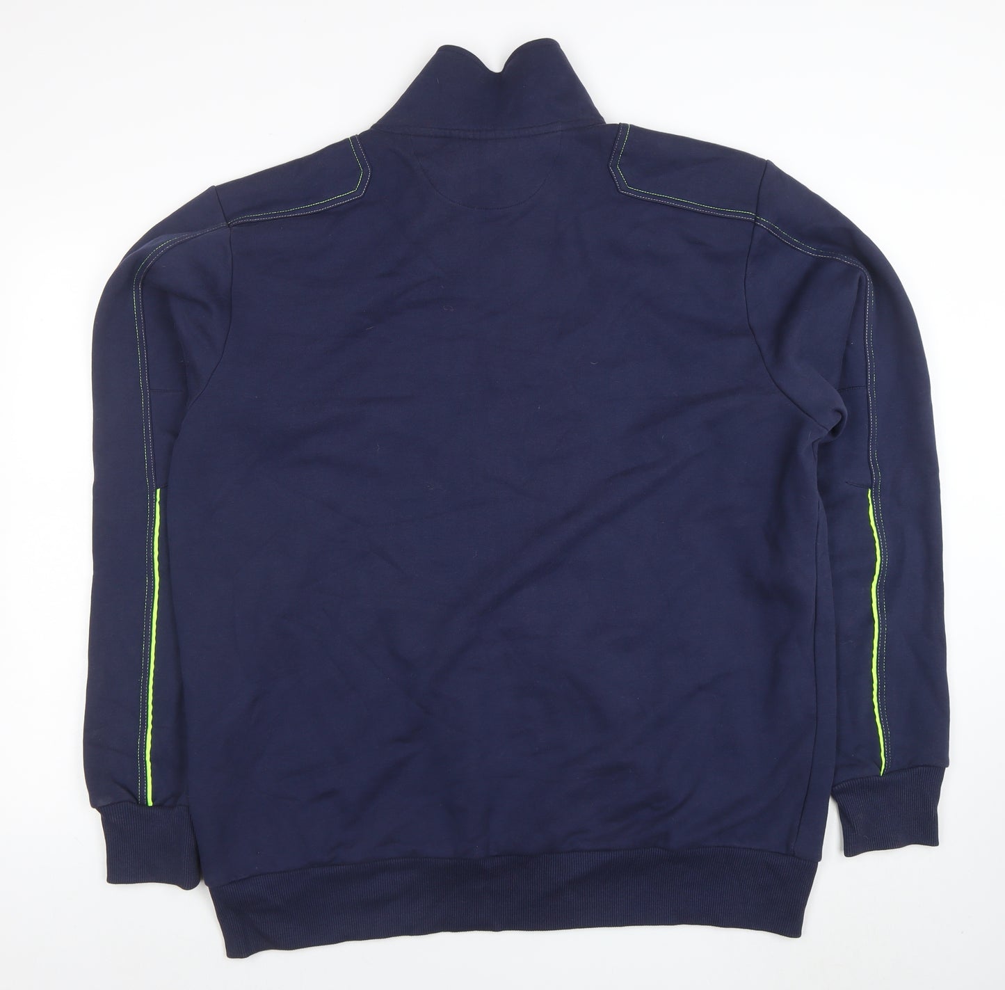 Fristads Kansas Men's Blue 2XL Full Zip Sweatshirt Regular Fit Workwear