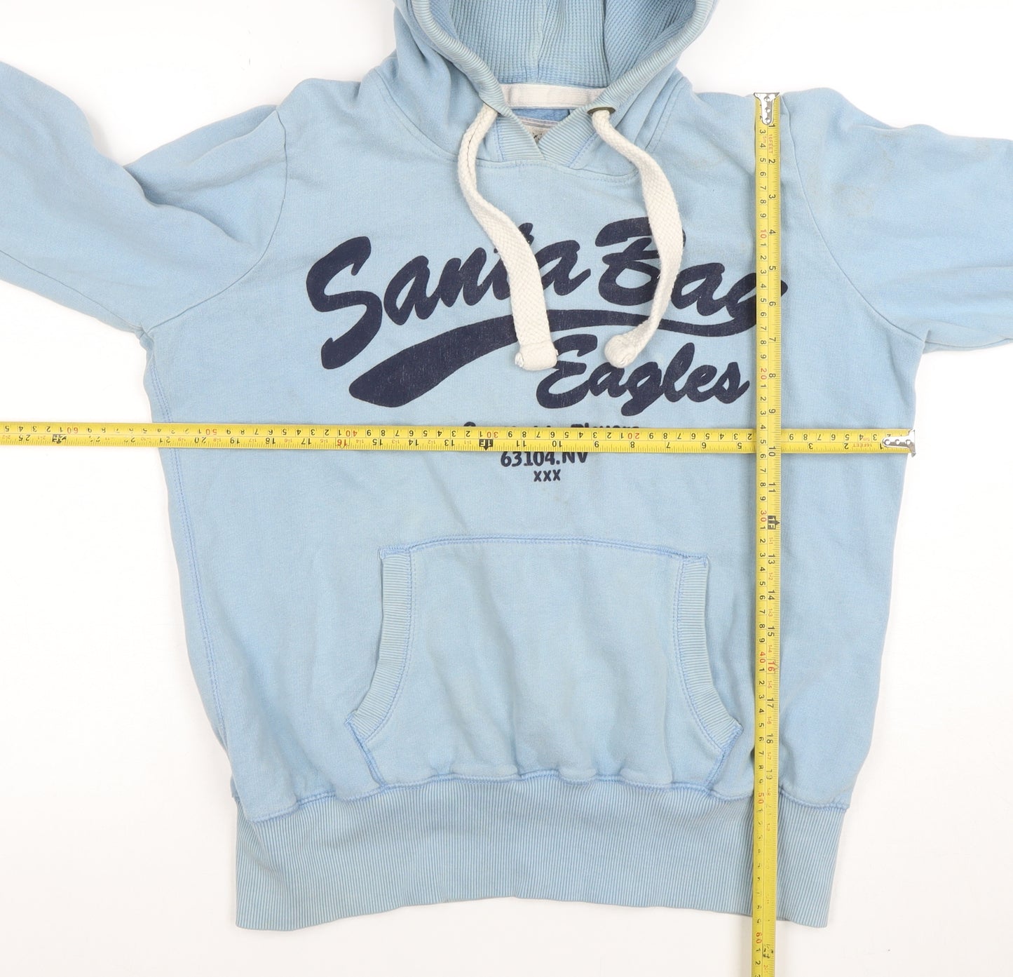 Next Women's Blue Pullover Hoodie Size 16 Santa Bay Eagles Print