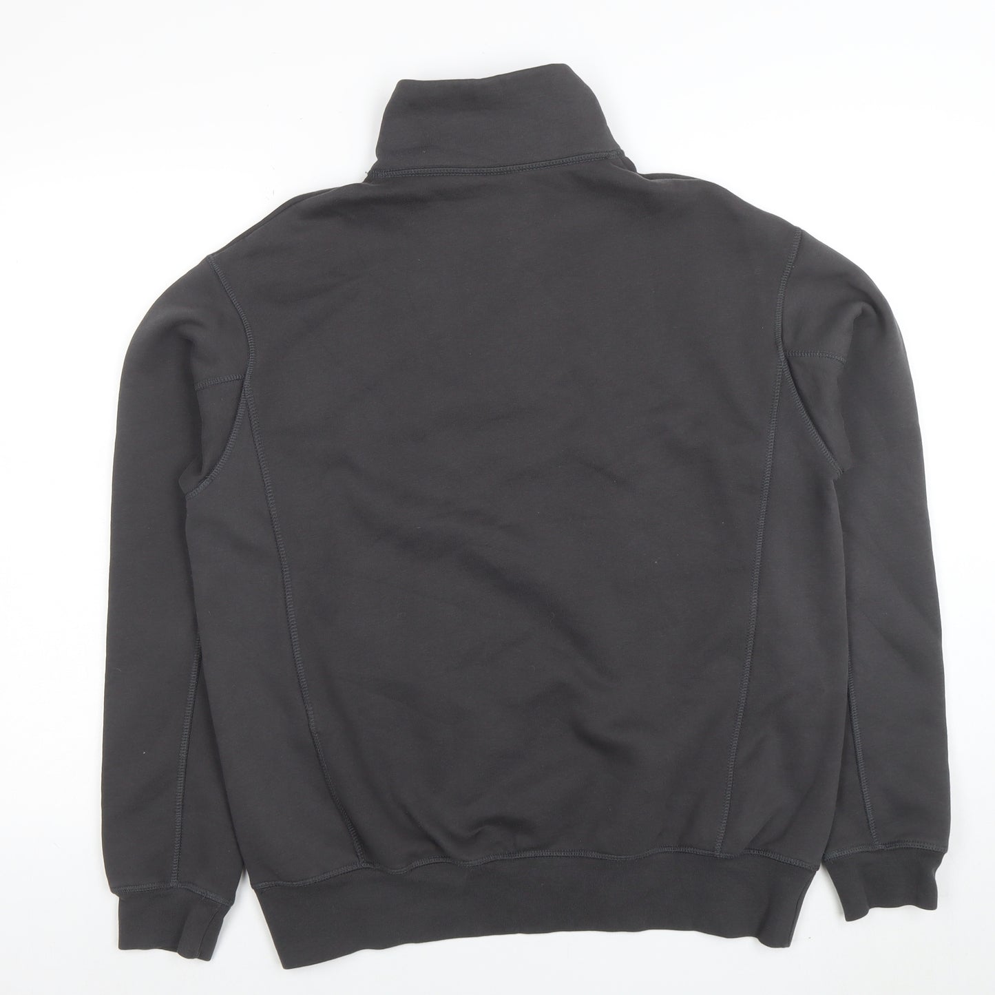 Zara Women’s Black 1/2 Zip Long Sleeve Pullover Sweatshirt Size 12