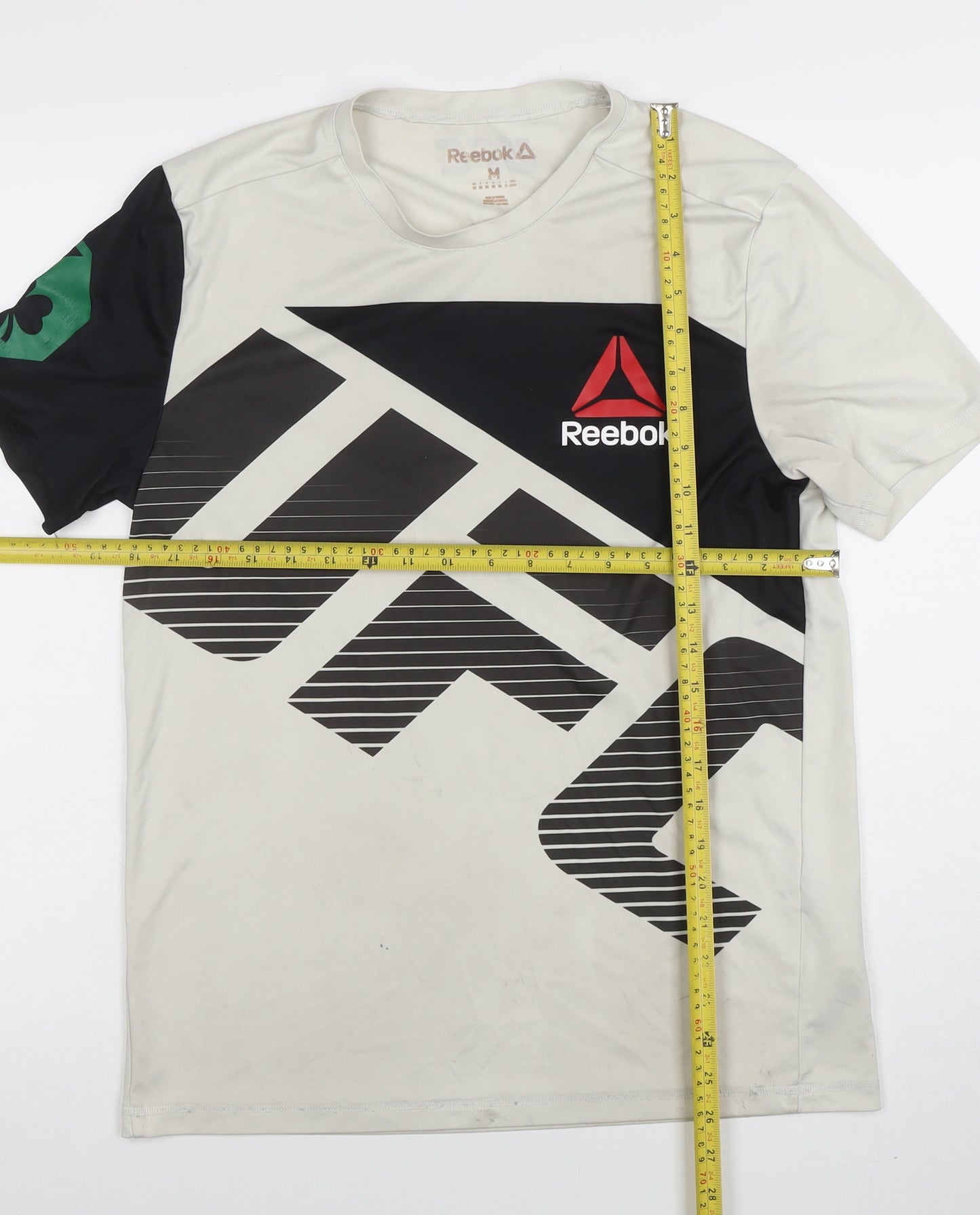 Reebok Men Beige UFC Conor McGregor Athletic T-Shirt Size M